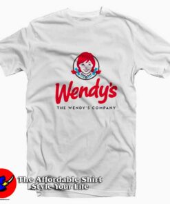 The Wendys Company Fast Food Restaurant T shirt On Sale 1