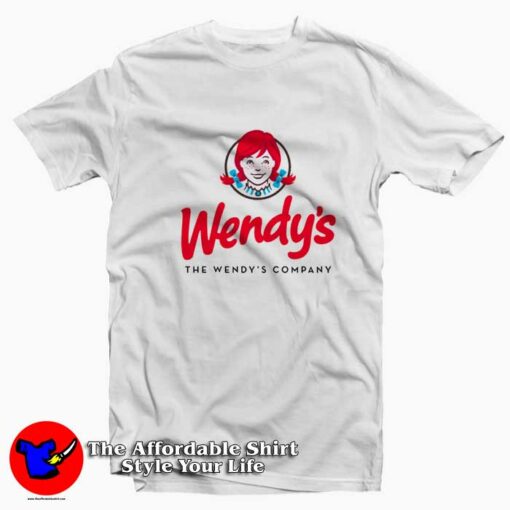 The Wendy’s Company Fast Food Restaurant T-shirt On Sale