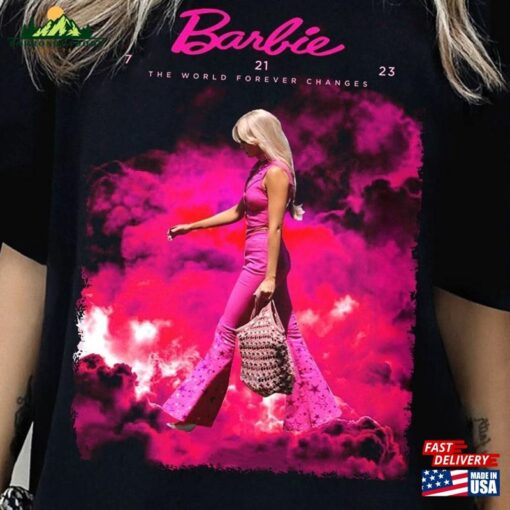 The World Forever Change Barbie 2023 Shirt Vs Oppenheimer Cillian Murphy Margot Robbie Sweatshirt Hoodie