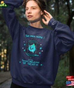 There’s No Sunshine Only Darkness Shirt Luna Star The Hope Is Sweet Relief Of Death Classic Sweatshirt