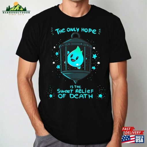 There’s No Sunshine Only Darkness Shirt Luna Star The Hope Is Sweet Relief Of Death Hoodie Sweatshirt