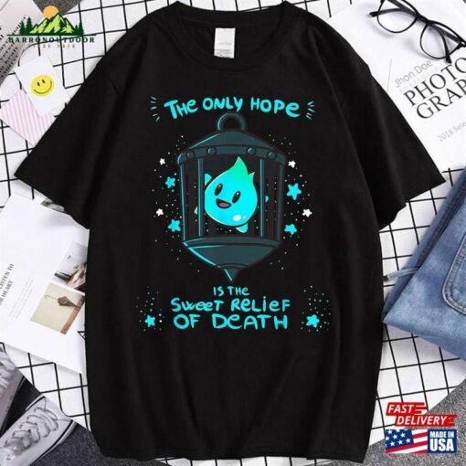 There’s No Sunshine Only Darkness Shirt Luna Star The Hope Is Sweet Relief Of Death Hoodie Sweatshirt