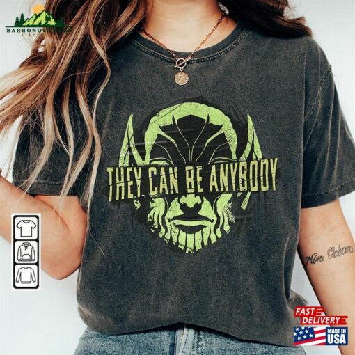 They Can Be Anybody Movie Shirt Secret Invasion 2023 Tv Series Vintage 90S Y2k Sweatshirt Classic Hoodie