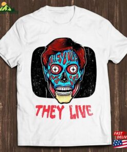 They Live Horror Movie Sci Fi Style Gamer Cult Meme Music T-Shirt C959 Classic
