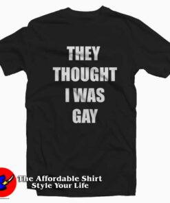 They Thought I Was Gay Playboi Carti Graphic T-Shirt On Sale
