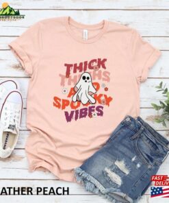 Thick Thighs Spooky Vibes Shirt Funny Halloween Sweatshirt T-Shirt 2 Thick Thighs Spooky Vibes Shirt Funny Halloween Sweatshirt T Shirt 3