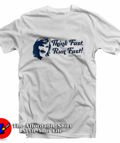Think Fast Run Fast Chad Powers Unisex T Shirt On Sale 1