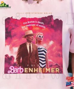 This Barbie Destroye The World Barbenheimer 72123 Shirt Oppenheimer Cillian Murphy Margot Robbie T-Shirt Sweatshirt