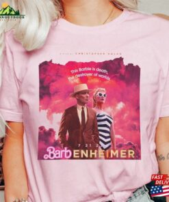 This Barbie Destroye The World Barbenheimer 72123 Shirt Oppenheimer Cillian Murphy Margot Robbie Unisex Classic