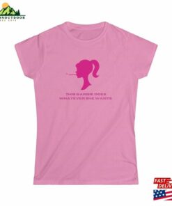 This Barbie Does Whatever She Wants Pink Tee Y2k Slogan 2000S Inspired Fashion Classic Hoodie