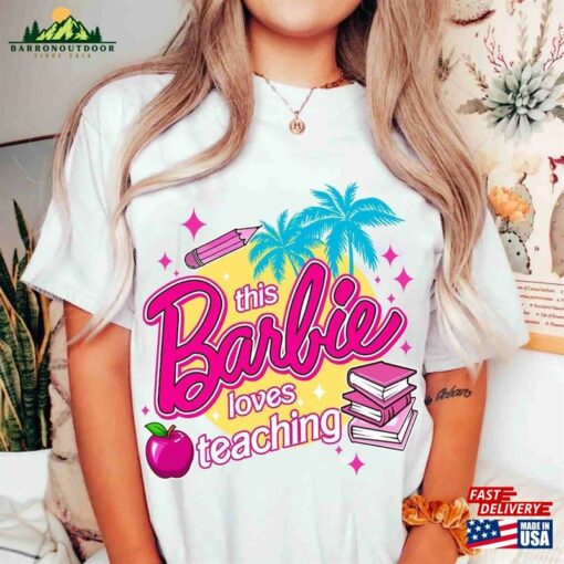 This Barbie Loves Teaching Shirt Let Classic Sweatshirt