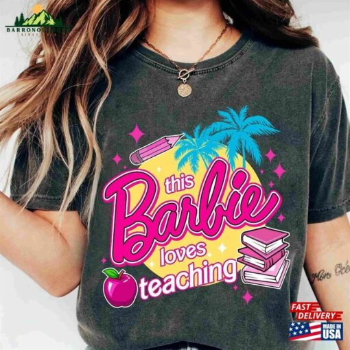 This Barbie Loves Teaching Shirt Let Classic Sweatshirt