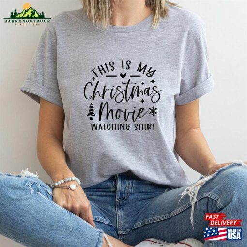 This Is My Christmas Movie Watching Shirt 2023 Lovers Unisex Sweatshirt