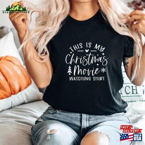 This Is My Christmas Movie Watching Shirt 2023 Lovers Unisex Sweatshirt