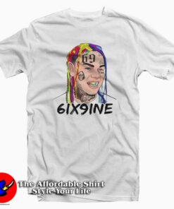 Threadz 6ix9ine Tekashi Graphic T Shirt Cheap 1