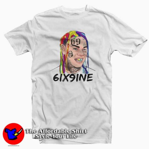 Threadz 6ix9ine Tekashi Graphic T-Shirt Cheap