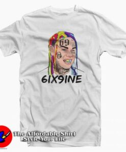 Threadz 6ix9ine Tekashi Graphic T Shirt Cheap 2