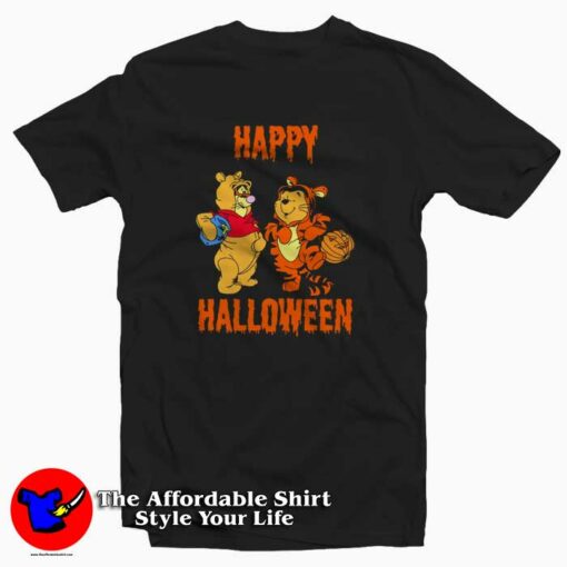 Tigger And Pooh Happy Halloween T-Shirt