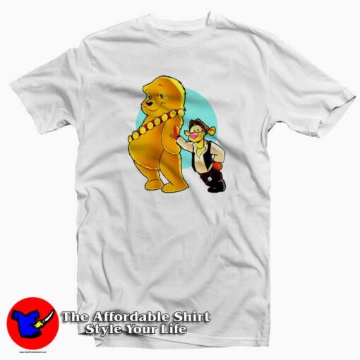 Tigger Pooh and Han Solo Star Wars T-Shirt