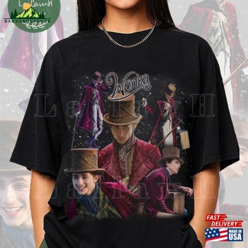 Timothee Chalamet Young Willy Wonka Shirt Movie 2023 Sweatshirt Unisex