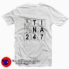 Tina Turner Twenty Four Seven Tour Unisex T-Shirt On Sale