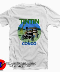Tintin In Congo Tee Shirt Tintin In Congo Tee Shirt