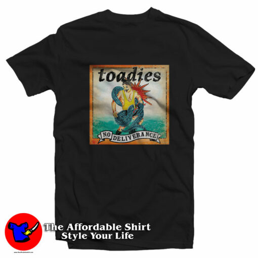 Toadies No Deliverance Album Cover Tour T-Shirt On Sale