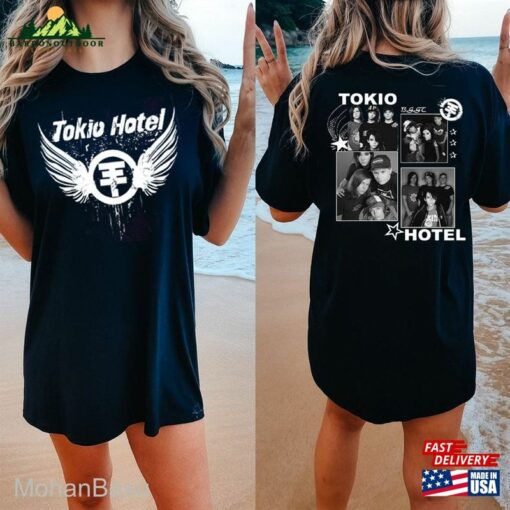 Tokio Hotel Concert 2023 T-Shirt Band Music World Tour Unisex Hoodie Sweatshirt