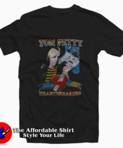 Tom Petty & The Heartbreakers Graphic T-Shirt On Sale Tom Petty & The Heartbreakers Graphic T-Shirt On Sale
