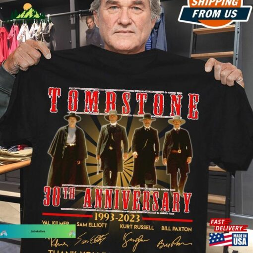 Tombstone Shirt Movie T-Shirt 30Th Anniversary 1993 Unisex Sweatshirt