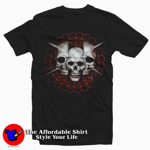 Tool Skull Spikes Vintage Graphic Unisex T-Shirt On Sale