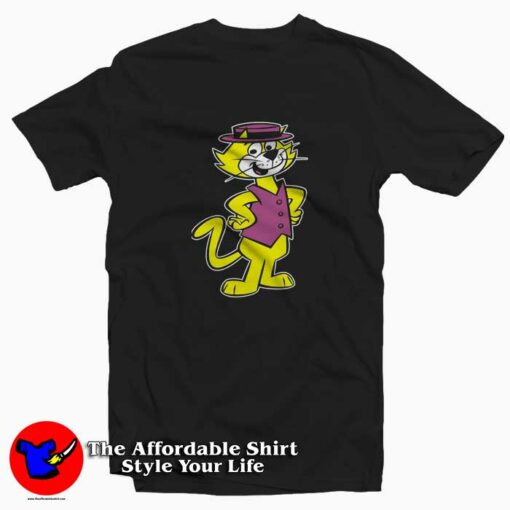 Top Cat Retro Cartoon Animation Unisex T-shirt On Sale