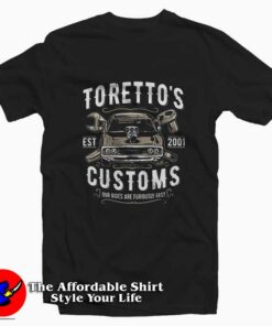 Toretto’s Garage Customs Tee Shirt Toretto’s Garage Customs Tee Shirt