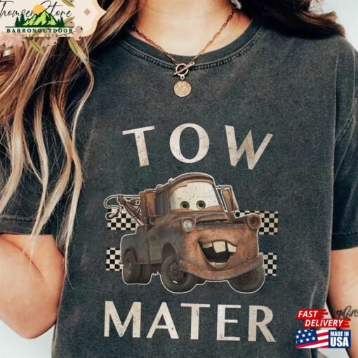 Tow Mater Shirt Cars Comfort Colors Movie Classic Unisex