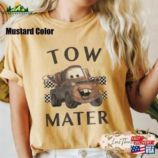 Tow Mater Shirt Cars Comfort Colors Movie Classic Unisex