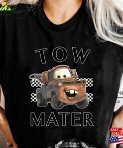 Tow Mater Shirt Disney Cars Checkered Vintage Hoodie Classic