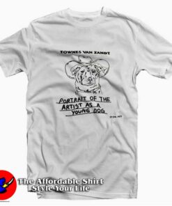 Townes Van Zandt Portrait Of The Artist Unisex T shirt On Sale 1