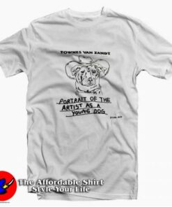 Townes Van Zandt Portrait Of The Artist Unisex T shirt On Sale 2