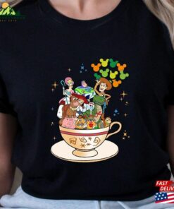 Toy Story Characters Tea Cup Shirt Tee Disney Balloon T Sweatshirt Classic