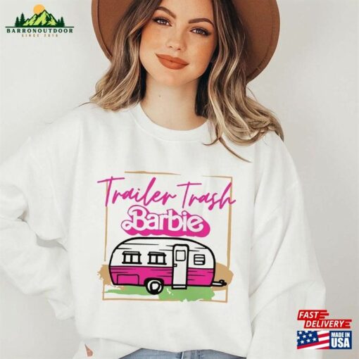 Trailor Trash Shirt Barbie Funny Barb Unisex T-Shirt