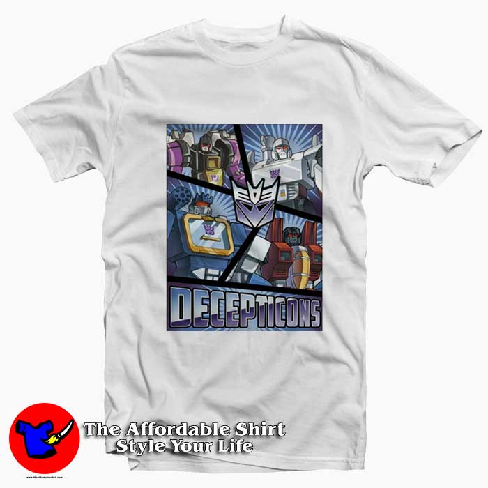 Transformers Decepticons Character Unisex T-Shirt On Sale Transformers Decepticons Character Unisex T-Shirt On Sale