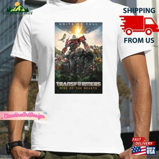 Transformers Shirt Rise Of The Beasts Optmus Prime Unisex Classic