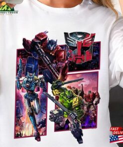 Transformers War For Cybertron Autobot Panels Comfort Colors® Shirt Movie Rise Of The Beasts Hoodie Classic