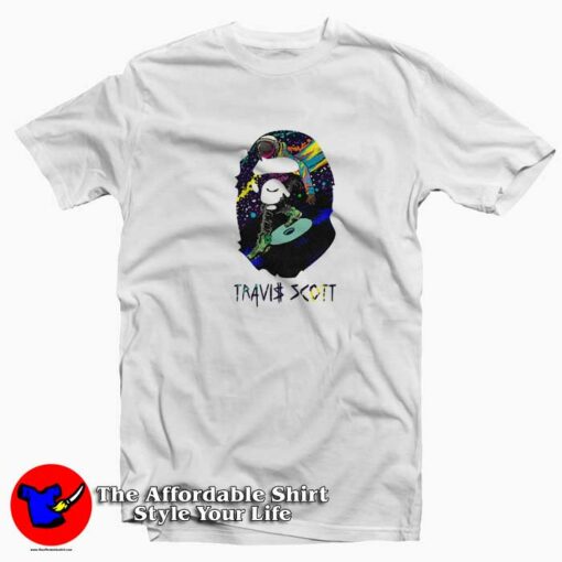 Travis Scott Astro Cactus Jack Bape Head T-Shirt Trends