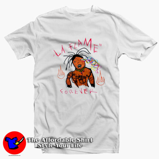 Travis Scott LA Flame Forever Cactus Jack T-Shirt On Sale