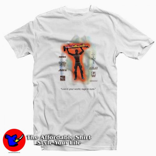 Travis Scott x Fortnite Rage Emote T-Shirt Cheap Travis Scott x Fortnite Rage Emote T-Shirt Cheap