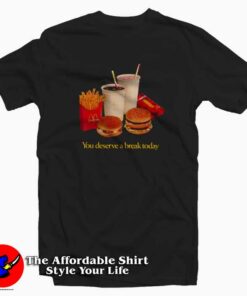 Travis Scott x McDonalds Deserve A Break T shirt Official Cheap 1
