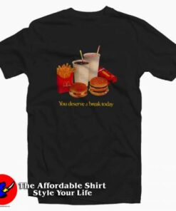 Travis Scott x McDonald's Deserve A Break T-shirt Official Cheap 1 Travis Scott x McDonalds Deserve A Break T shirt Official Cheap 2