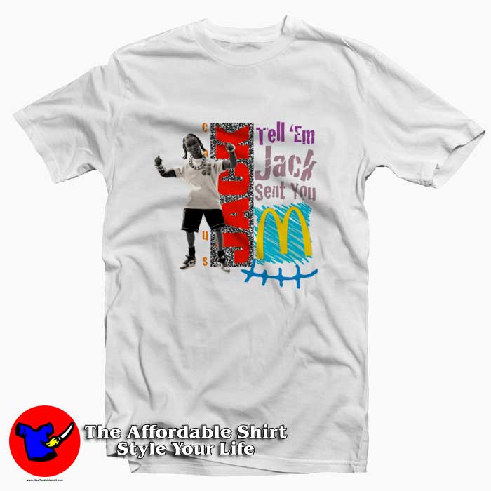 Travis Scott x McDonald's Jack Smile Unisex T-shirt On Sale Travis Scott x McDonald's Jack Smile Unisex T-shirt On Sale