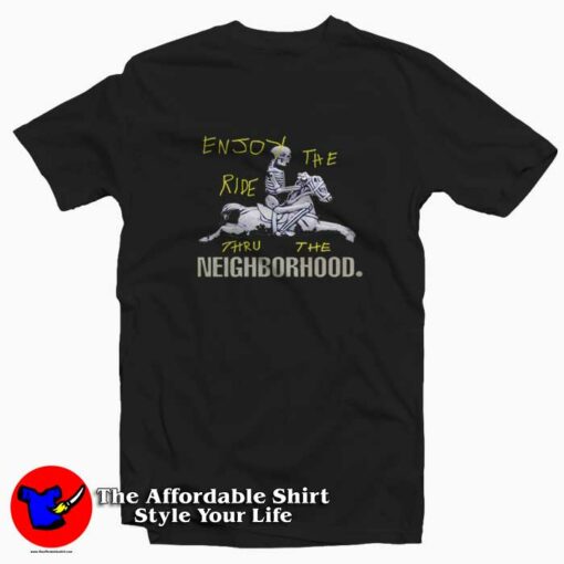 Travis Scott  x Neighborhood Enjoy The Ride T-shirt On Sale